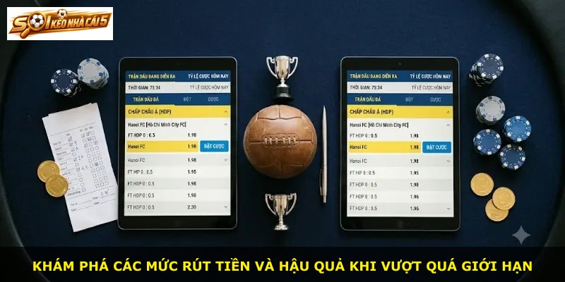 Khám phá các mức rút tiền và hậu quả khi vượt quá giới hạn